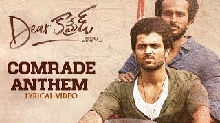 Dear Comrade Anthem - Telugu | Vijay Deverakonda | Rashmika | Bharat Kamma  Image