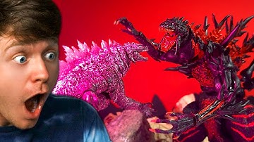 Reacting to SINISTER SHIN GODZILLA vs EVOLVED GODZILLA the REMATCH