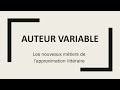 Auteur variable