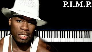 Miniatura de vídeo de "50 Cent - P.I.M.P.  - Easy Piano Tutorial"