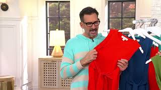 BEAUTIFUL by Lawrence Zarian The Linda Sleeveless Tie- Waist Tunic on QVC