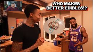 THEY BATTLED TO SEE WHO CAN MAKE THE BEST EDIBLES🍃🍪 I$AACMONI REACTS + ZAZA REVIEW
