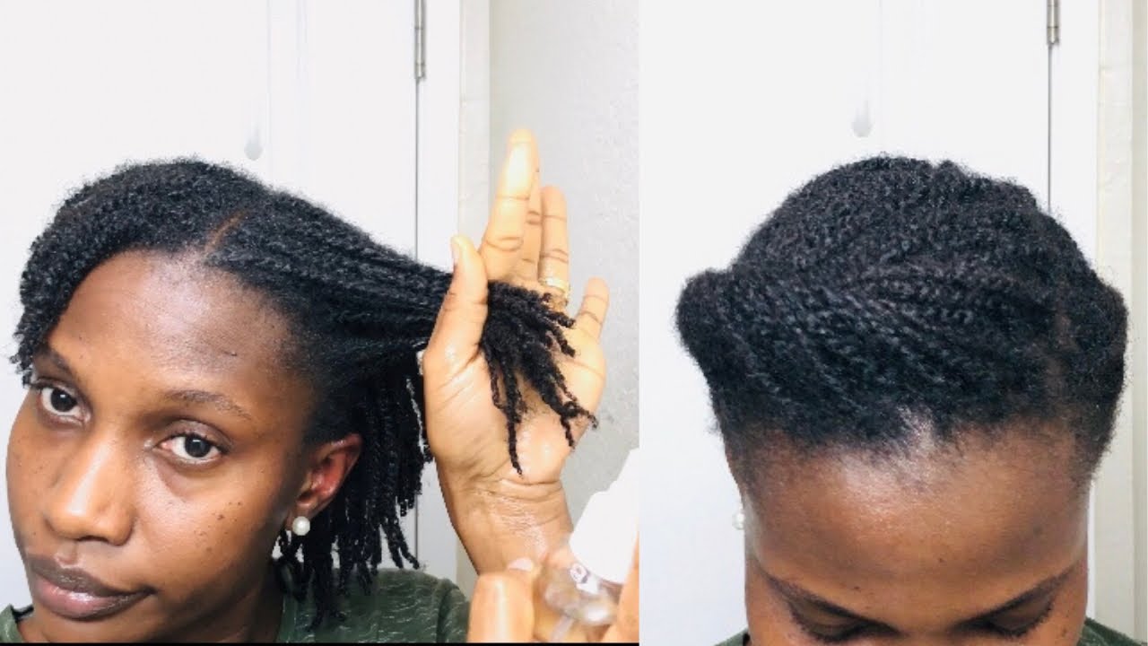 How I moisturize and style mini twists 