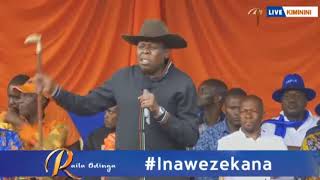 Haki ya Mungu Raila Odinga is the Next president !CS Wamalwa delivers bad news to Ruto camp!