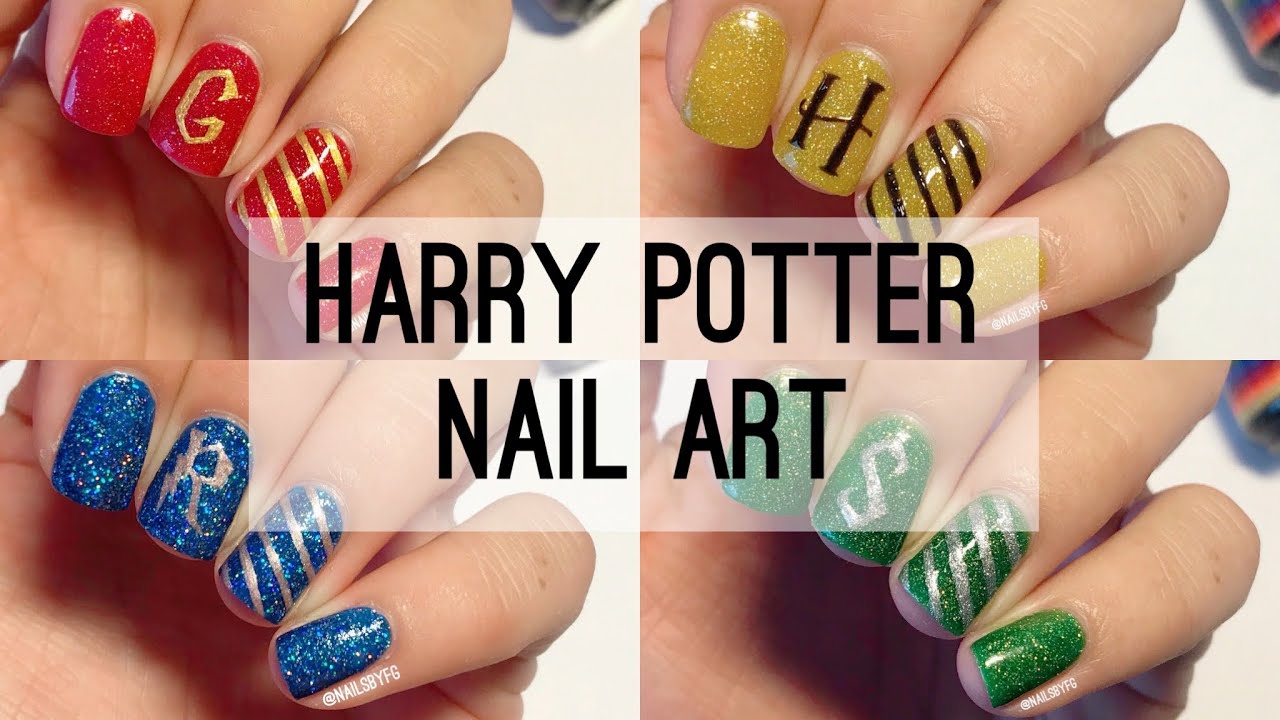 1. "Hogwarts House" Nail Art Designs - wide 3