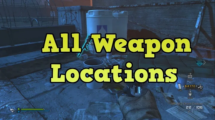 COD Ghosts Extinction - ALL Weapons with Locations (Point of Contact)