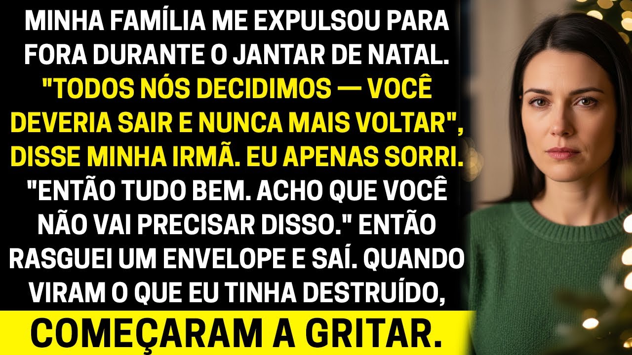 No Natal, eles me mandaram embora — hoje, eu almoço com pessoas que me chamam de “chefe”.