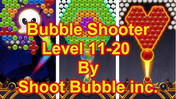 Bubble Shooter Level 11-20 Fun Game On Cell Phone