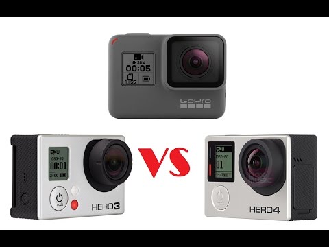 GoPro HERO 5 Black vs GoPro 4 & GoPro 3
