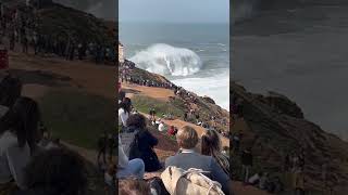 Uma das maiores ondulações da história de Nazaré !!! 🤩😱