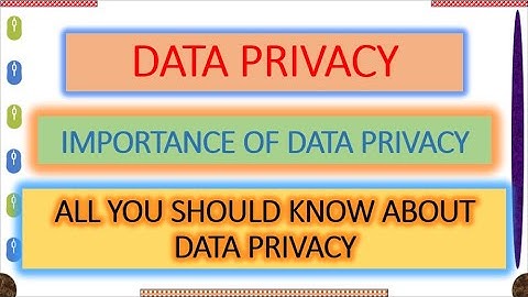 Data Privacy | Importance Of Data Privacy | Why Data Privacy Is So Important | What Is Data Privacy