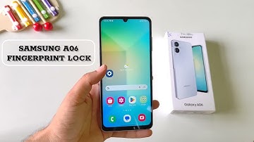 How To Set Up Fingerprint Lock On Samsung Galaxy A06