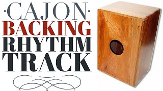 Cajon Backing Track Swing Feel 105 BPM (Cajon Beat 8)