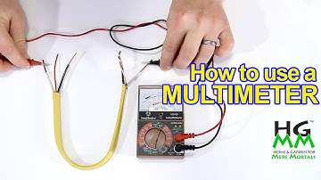 How to use a multimeter or voltmeter: Basics you need to know.