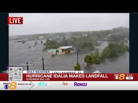 Hurricane Idalia makes landfall on Florida’s west coast as a dangerous Category 3 storm