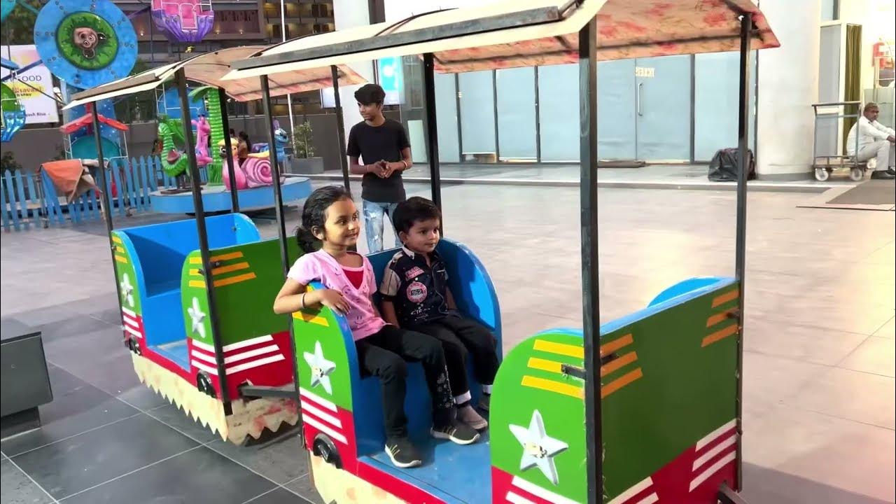 Toy train ride Fun for Kids YouTube