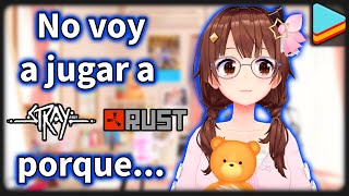 Sora no quiere jugar a Rust y Stray porque se marearía | Hololive en español