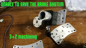 Brake system fail. Need new system to make it work. 3 + 2 indexer for 5 axis.
