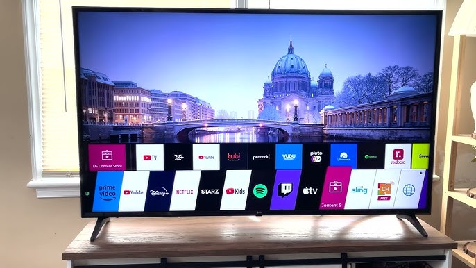 LG 65 Inch Built in 4K Smart TV Measurements & Settings Review ...