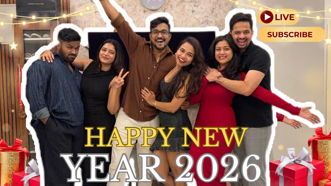 Celebrating New Year with Our Creator Family 🎆🤍 |Daily Vlog 14❤️ | Shivani Chetan Vlogs🫶🏻