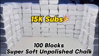 100 Blocks Ultra Soft Unpolished Chalk | Thank You For My 15K Subscribers 🎉✨ screenshot 1