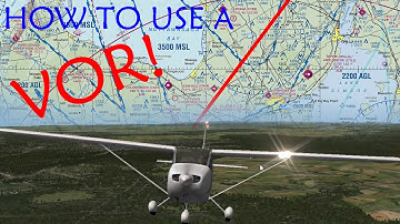 How to use VOR Navigation Aids! For IRL Flight Training, X-Plane and FSX.