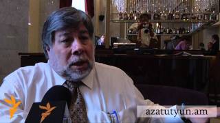 Apple co-founder Steve Wozniak in Armenia