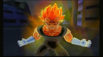DBZ: Sparking! METEOR (Wii U) Trunks (Sword) Super Saiyan vs Vegeta (End) Majin