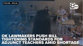 Oklahoma lawmakers push bill tightening standards for adjunct teachers amid shortage
