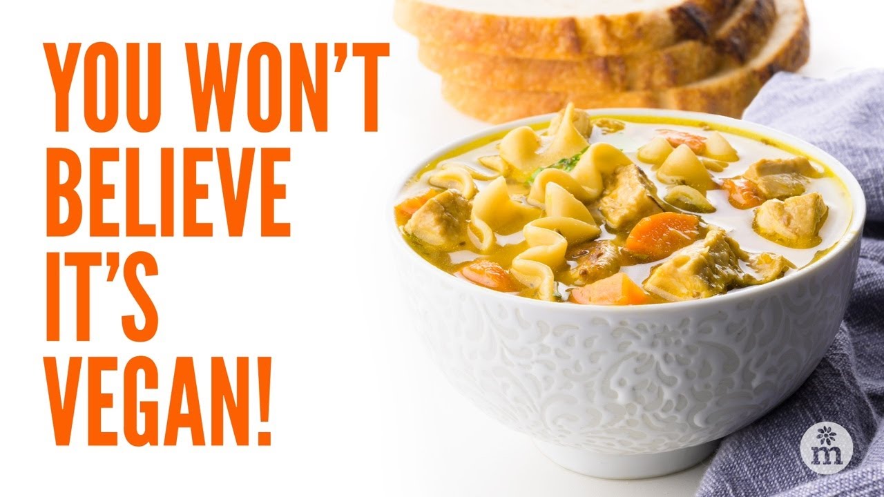 Easy Vegan Chicken Noodle Soup (Unbelievably Delicious!)