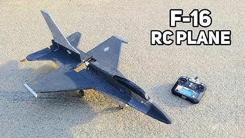 How to make RC Plane - F16 - Build and Fly
