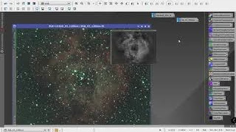 How to process HaRGB in PixInsight (Rosette Nebula)