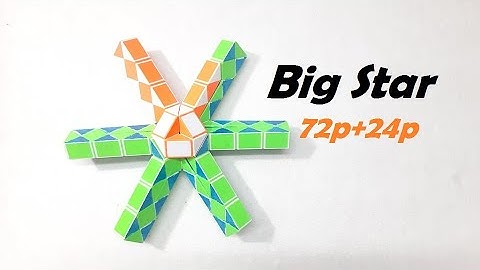 COMBINATION OF 2 SNAKE CUBE (72p+24p) - Big Star