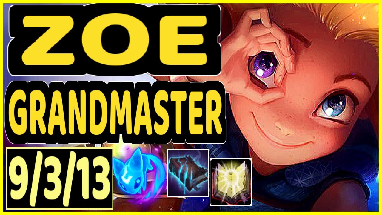 SKT T1 FAKER (ZOE) - 9/3/13 KDA MID GAMEPLAY - KR Ranked GRANDMASTER