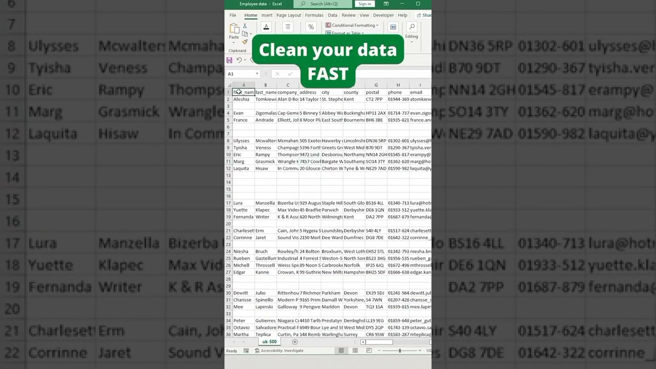 Data Cleaning