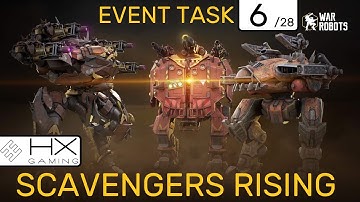 War Robots - How to solve Event task #6 "Newbie Scavenger (6/28)" - SHORT