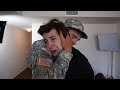 SOLDIER SURPRISES BEST FRIEND!!