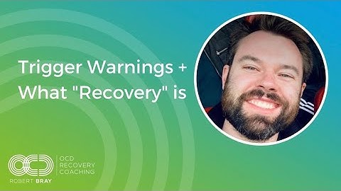 Trigger Warnings + What “Recovery” is