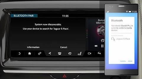 Jaguar E-PACE | InControl Touch Pro: Bluetooth Phone Pairing