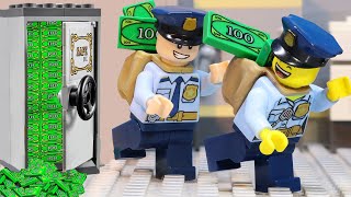 1 Million Dollars Found in Safe But Police Stole Money | LEGO City Mini Movie