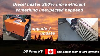 diesel heater 200% more efficient update 1