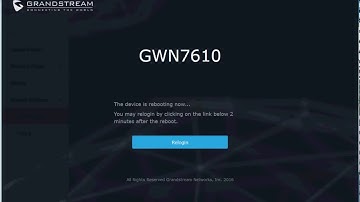 Grandstream GWN7610 TFTP firmware upgrade or http upgrade.
