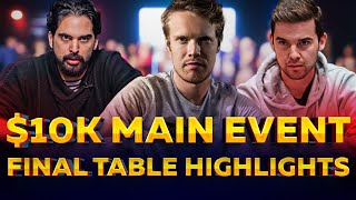 Main Event Mayhem: Pros Clash for $1M Showdown | Final Table Highlights