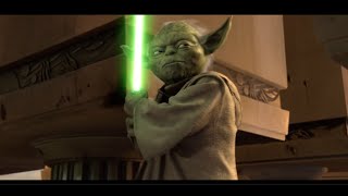 Every Yoda Fight (Attack of the Clones, The Clone Wars, Revenge of the Sith)