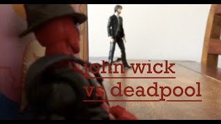 john wick and deadpool show off their fight moves stop motion
