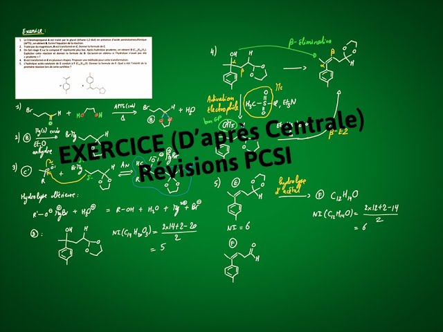 Exercice (révisions PCSI) : Extrait d'un sujet de Centrale