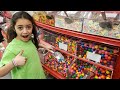 Heidi y Zidane Juegan al Super Mercado de Dulces | Kids pretend play shopping