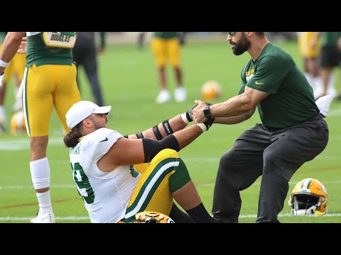 David Bakhtiari Torn ACL Injury During Practice (video)