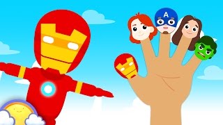 Superhero Finger Family | Plus More Finger Family Songs for Kids | CheeriToons