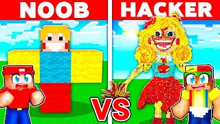 NOOB vs HACKER: I Cheated In a MISS DELIGHT Build Challenge!